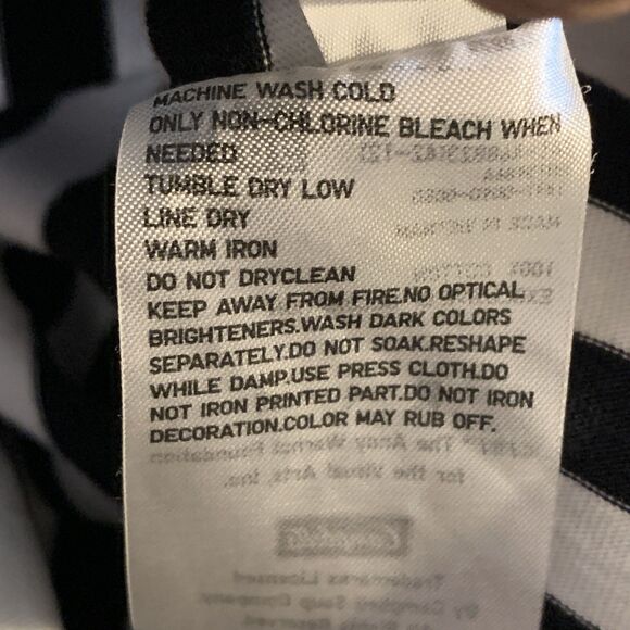 Andy Warhol x Uniqlo UT Archive Tshirt Medium Campbell's Soup Striped NY Pop Art - Picture 11 of 14